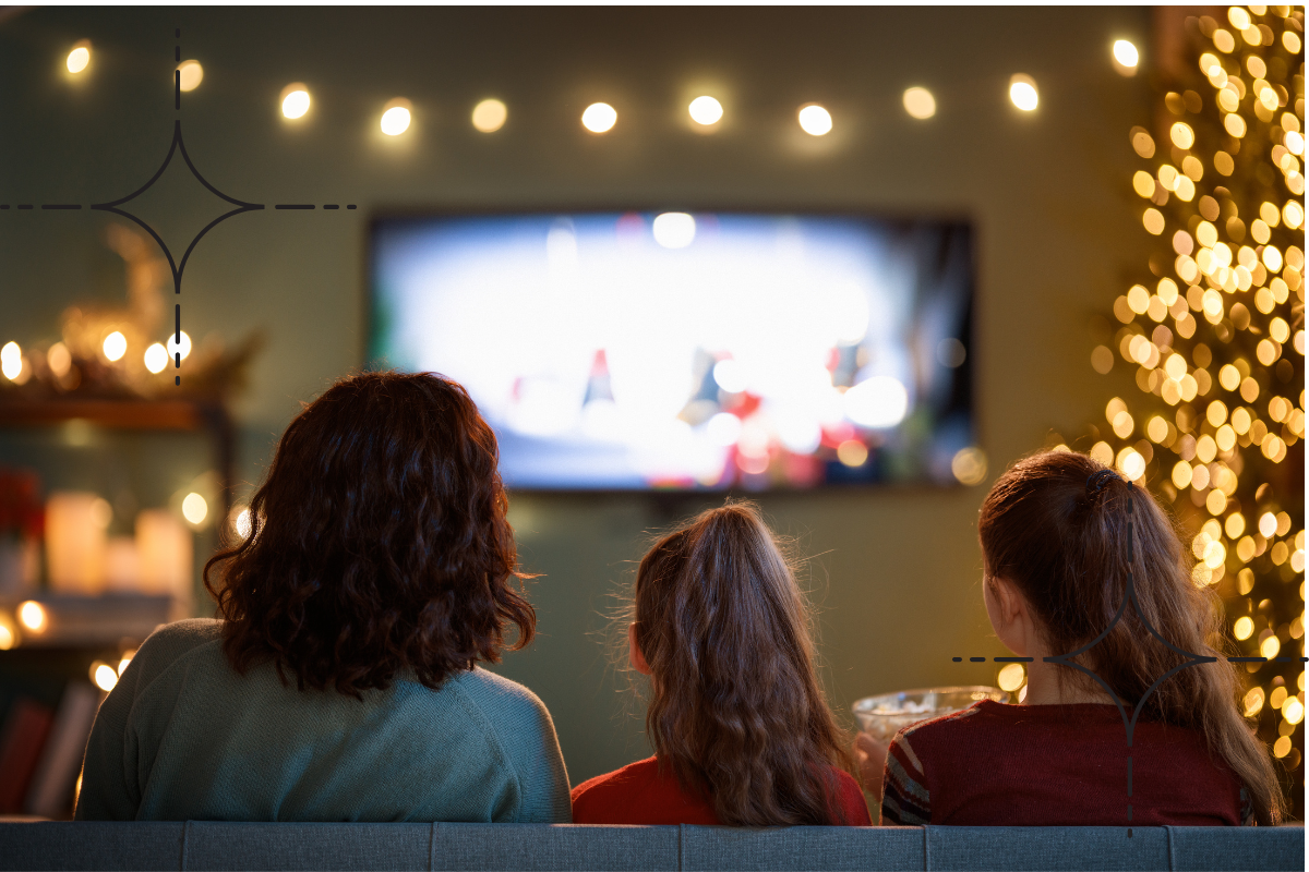 Have spooky movie night with friends and family at home